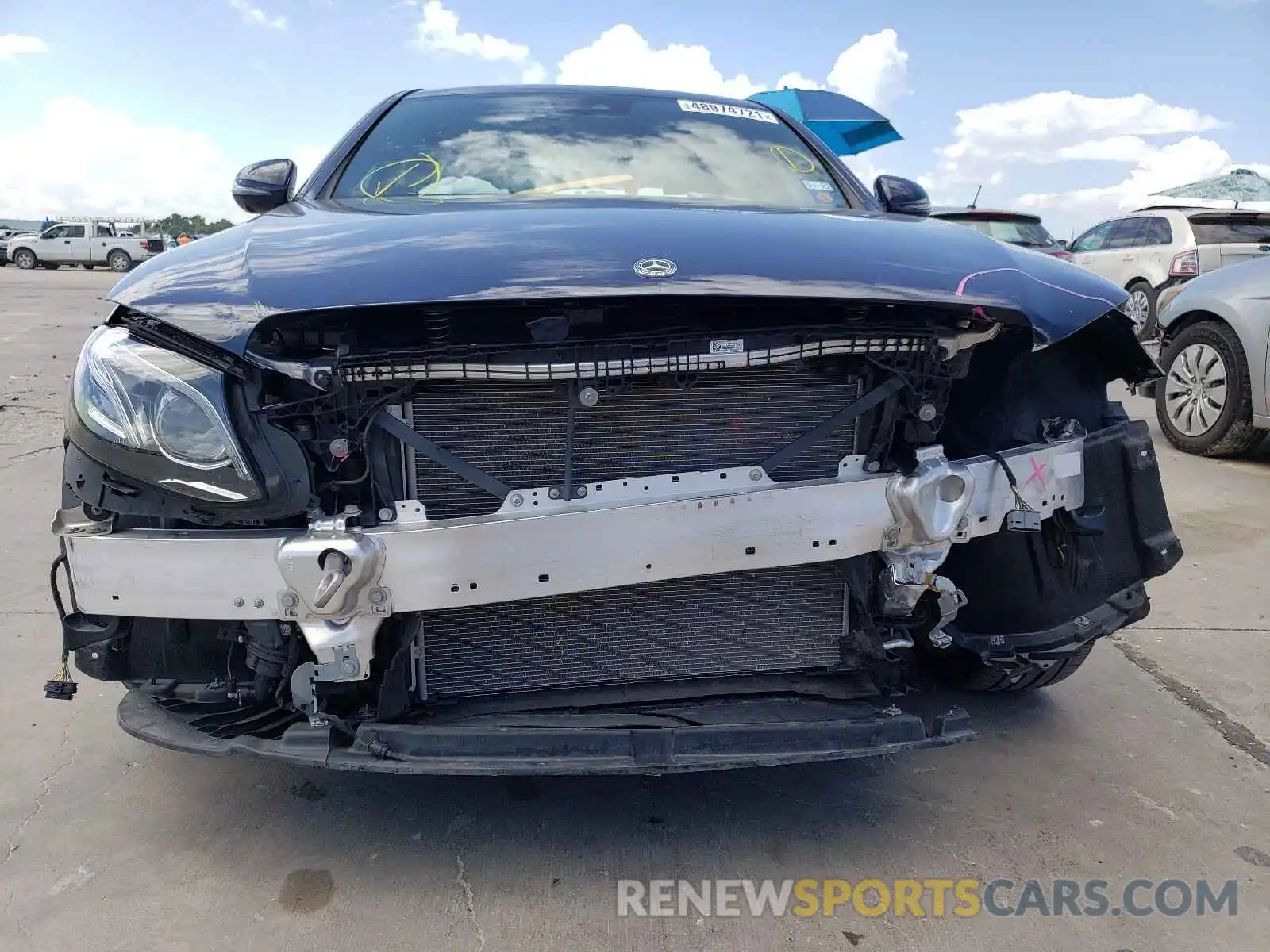 9 Photograph of a damaged car WDDZF4JB1KA658992 MERCEDES-BENZ E-CLASS 2019