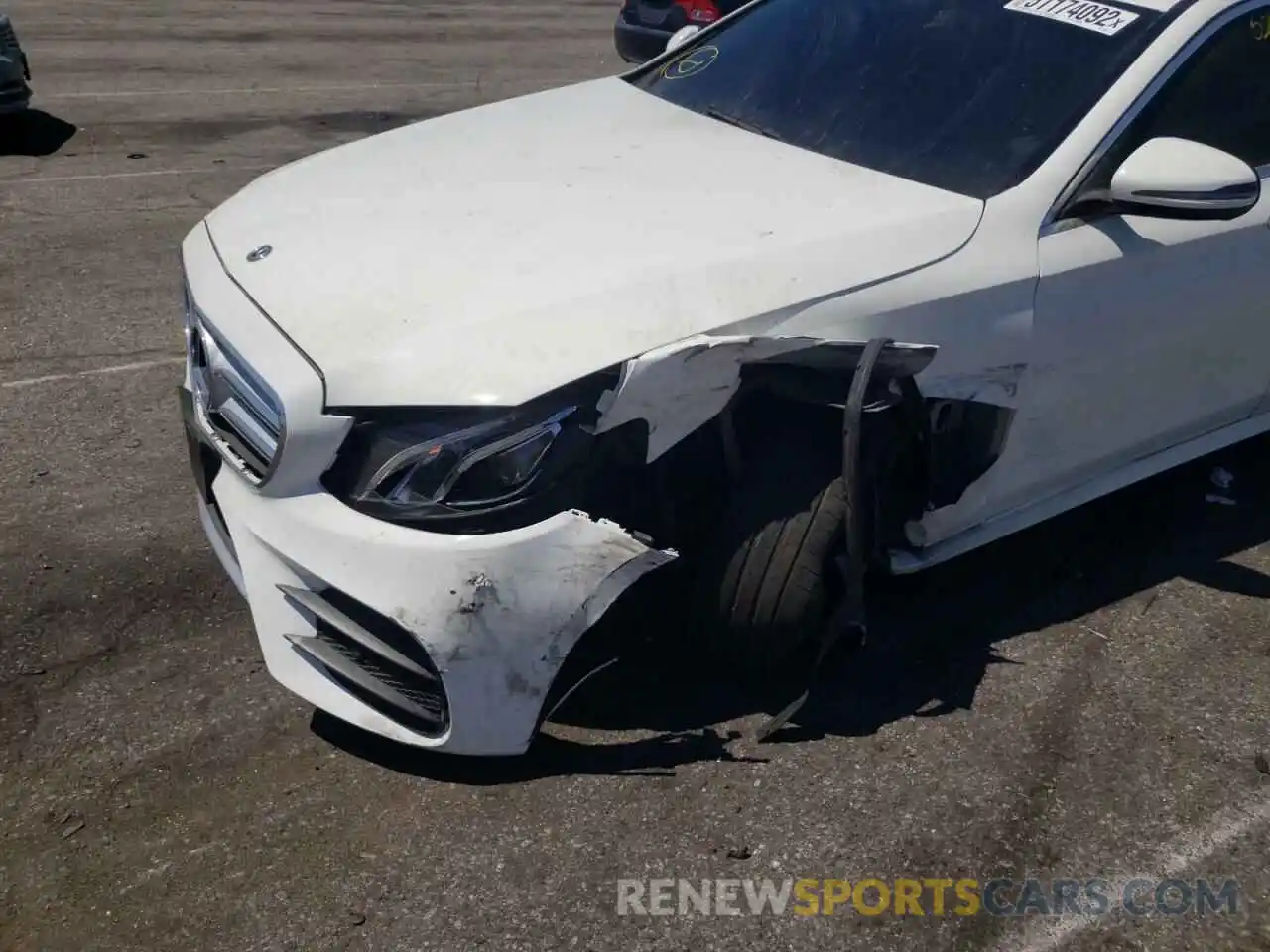 9 Photograph of a damaged car WDDZF4JB2KA523942 MERCEDES-BENZ E-CLASS 2019