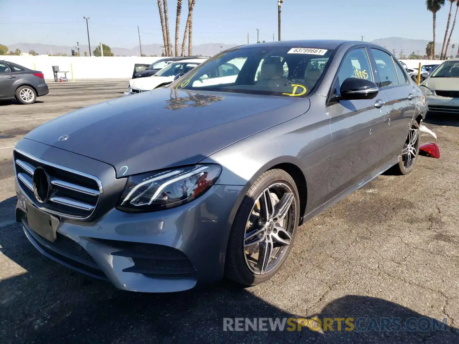 2 Photograph of a damaged car WDDZF4JB2KA613799 MERCEDES-BENZ E-CLASS 2019