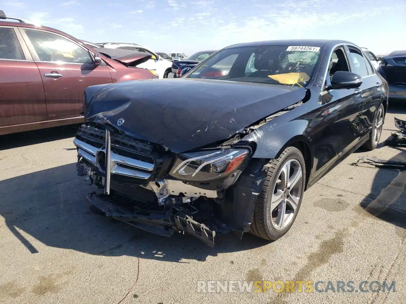 2 Photograph of a damaged car WDDZF4JB3KA561194 MERCEDES-BENZ E-CLASS 2019