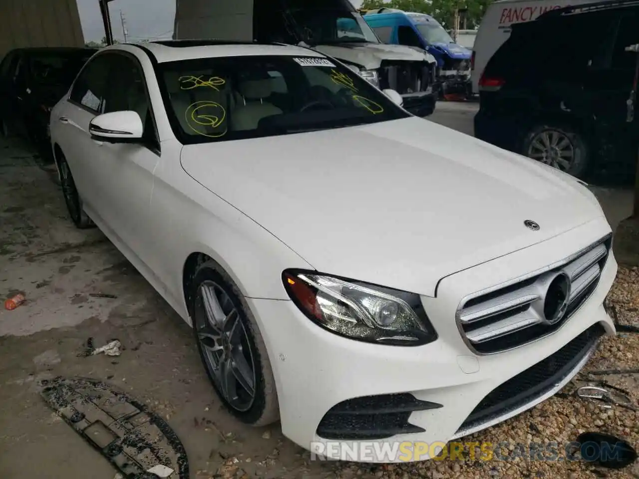 1 Photograph of a damaged car WDDZF4JB3KA579811 MERCEDES-BENZ E-CLASS 2019