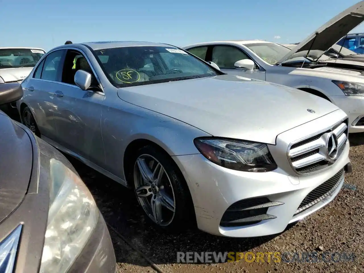 1 Photograph of a damaged car WDDZF4JB3KA590985 MERCEDES-BENZ E-CLASS 2019