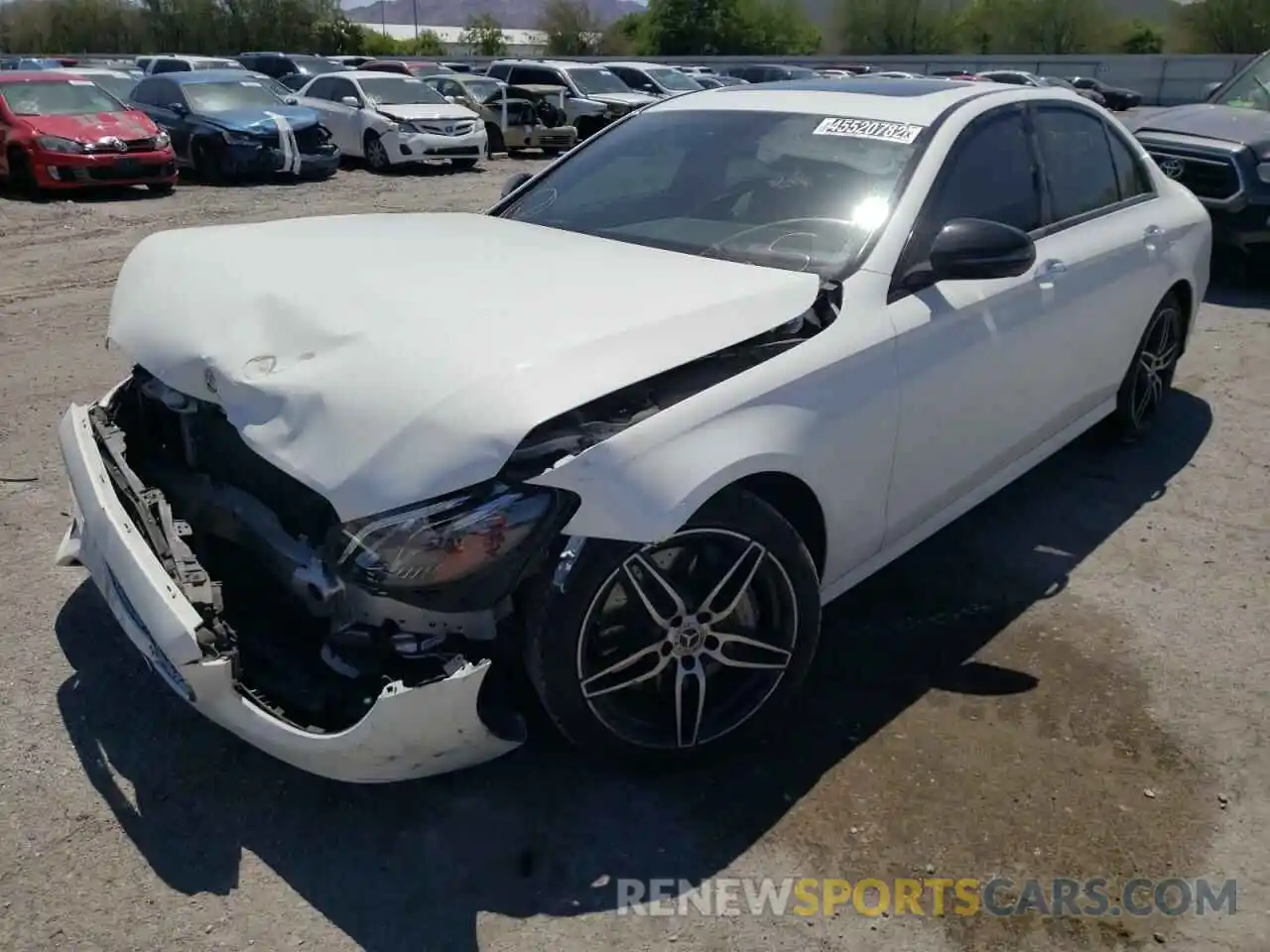 2 Photograph of a damaged car WDDZF4JB3KA665751 MERCEDES-BENZ E-CLASS 2019