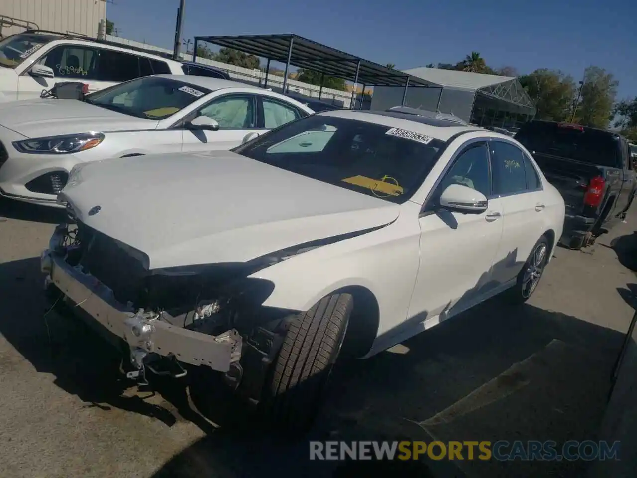 2 Photograph of a damaged car WDDZF4JB4KA561429 MERCEDES-BENZ E-CLASS 2019