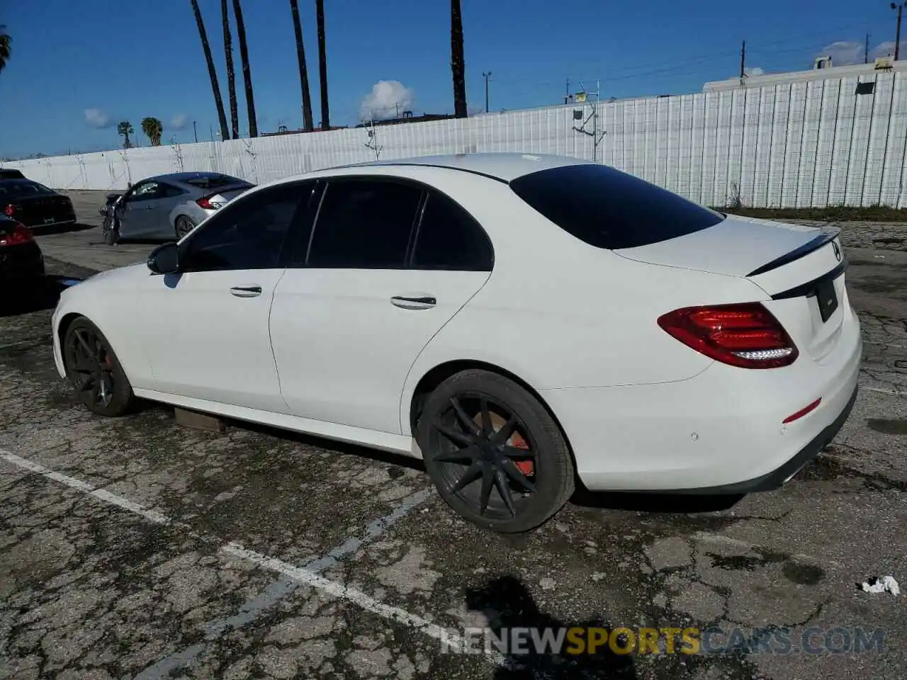 2 Photograph of a damaged car WDDZF4JB4KA583592 MERCEDES-BENZ E-CLASS 2019