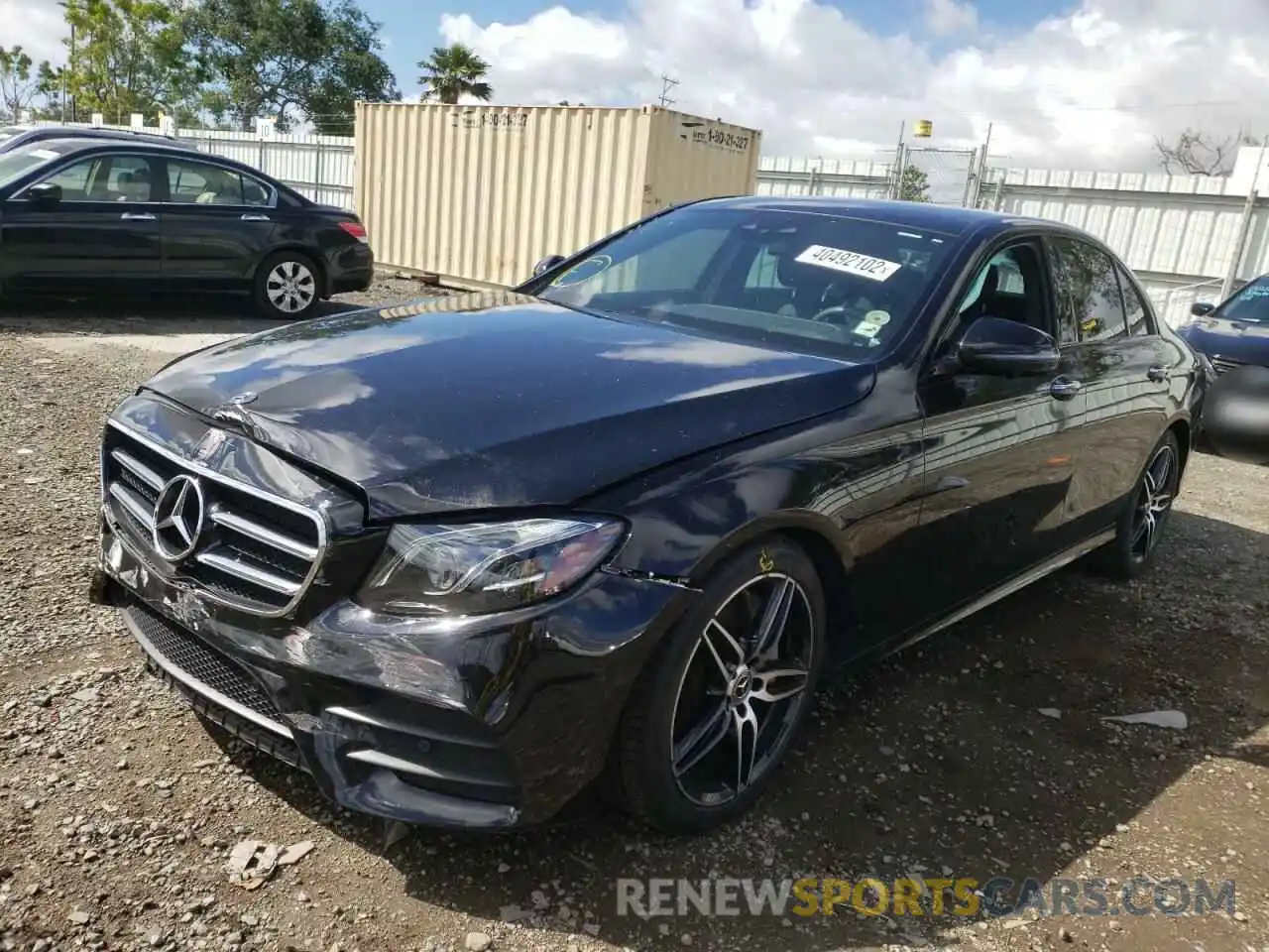 2 Photograph of a damaged car WDDZF4JB4KA608684 MERCEDES-BENZ E-CLASS 2019