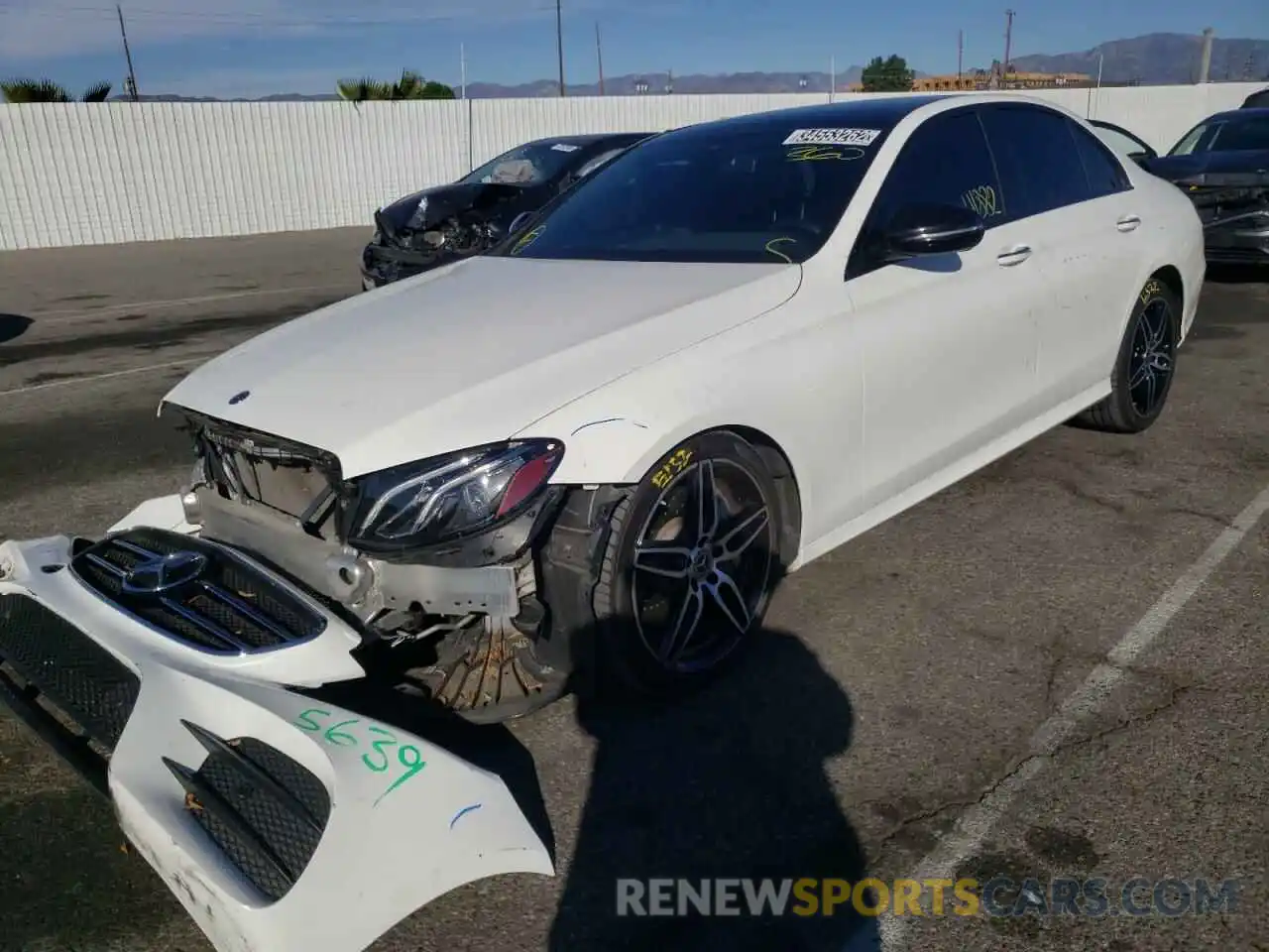 2 Photograph of a damaged car WDDZF4JB4KA624724 MERCEDES-BENZ E-CLASS 2019