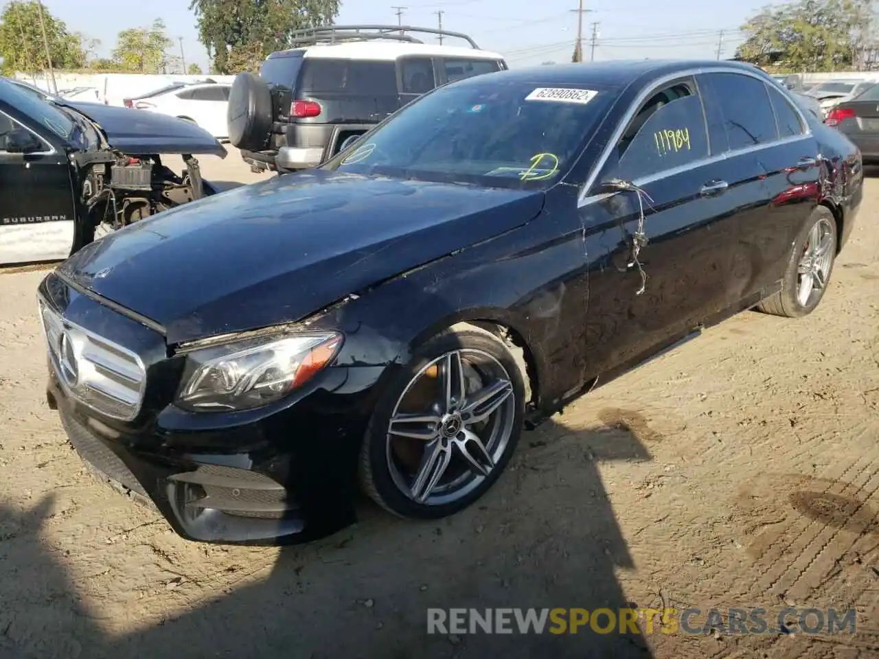 2 Photograph of a damaged car WDDZF4JB5KA625249 MERCEDES-BENZ E-CLASS 2019