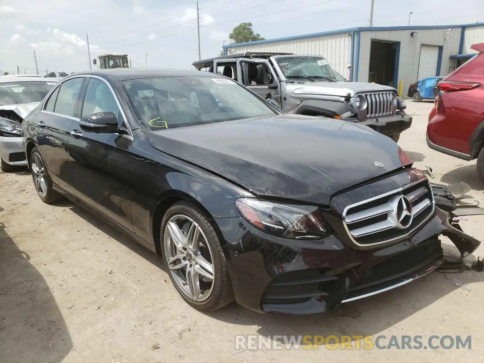 1 Photograph of a damaged car WDDZF4JB6KA509753 MERCEDES-BENZ E CLASS 2019