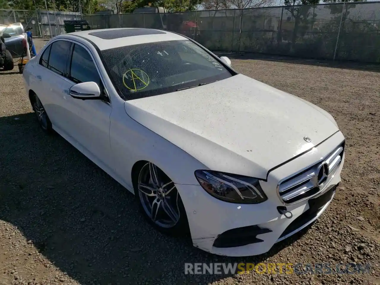 1 Photograph of a damaged car WDDZF4JB6KA544583 MERCEDES-BENZ E-CLASS 2019