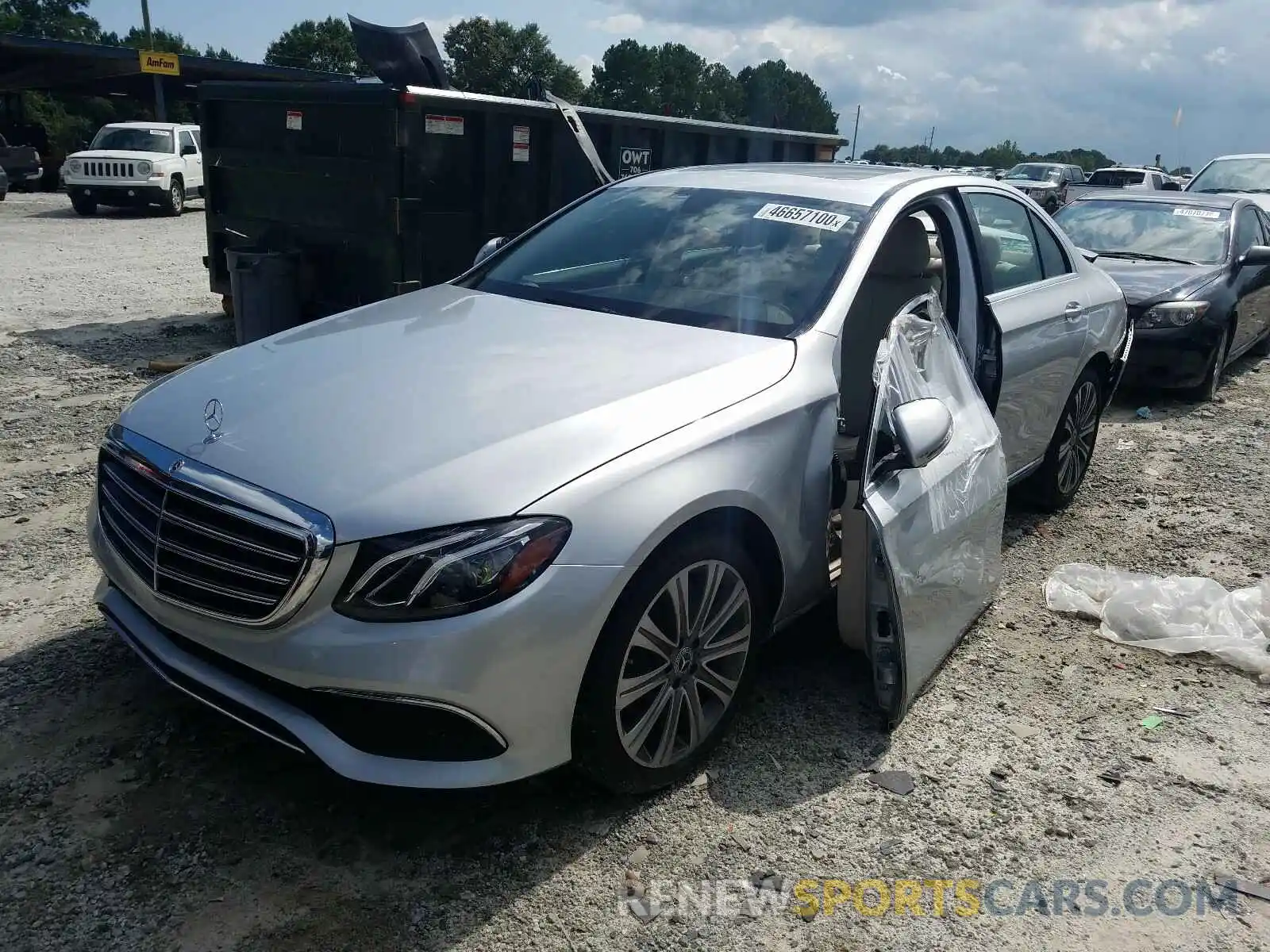 2 Photograph of a damaged car WDDZF4JB6KA592777 MERCEDES-BENZ E CLASS 2019