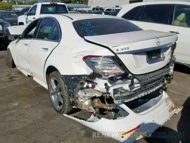 3 Photograph of a damaged car WDDZF4JB7KA516324 MERCEDES-BENZ E CLASS 2019