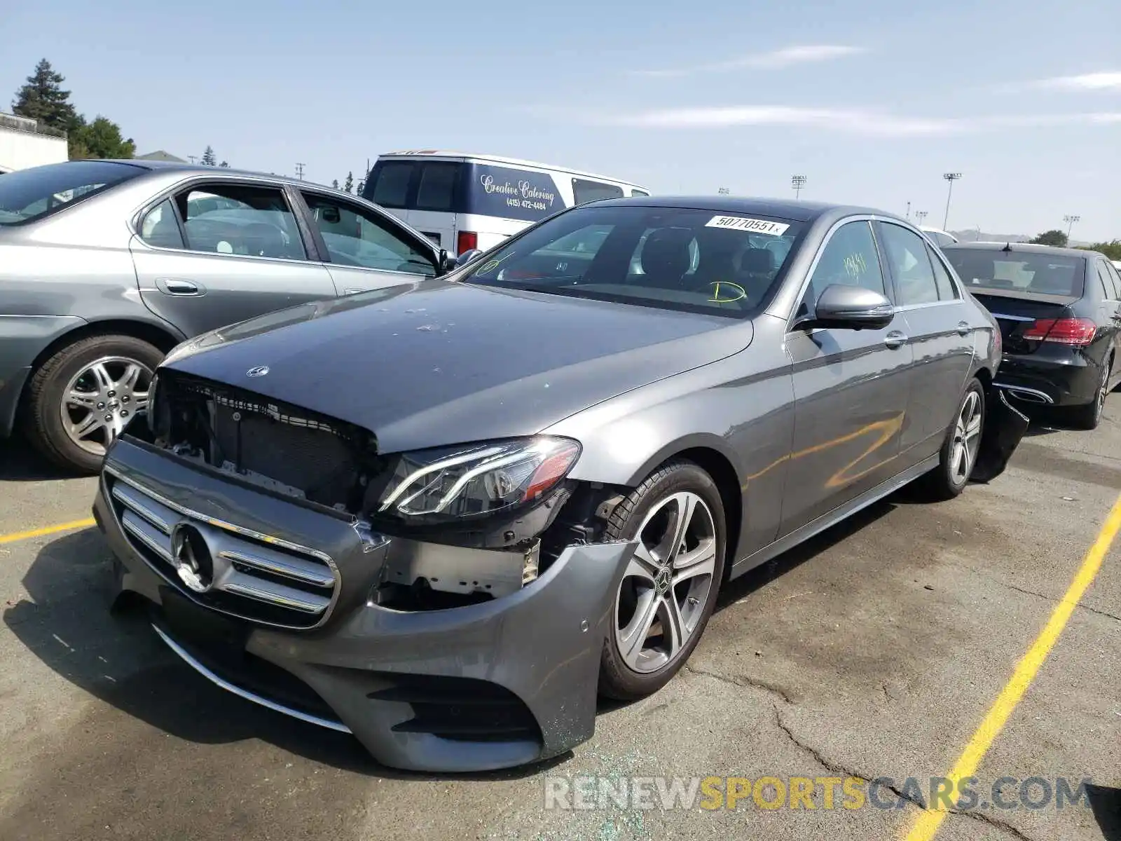 2 Photograph of a damaged car WDDZF4JB7KA524505 MERCEDES-BENZ E-CLASS 2019