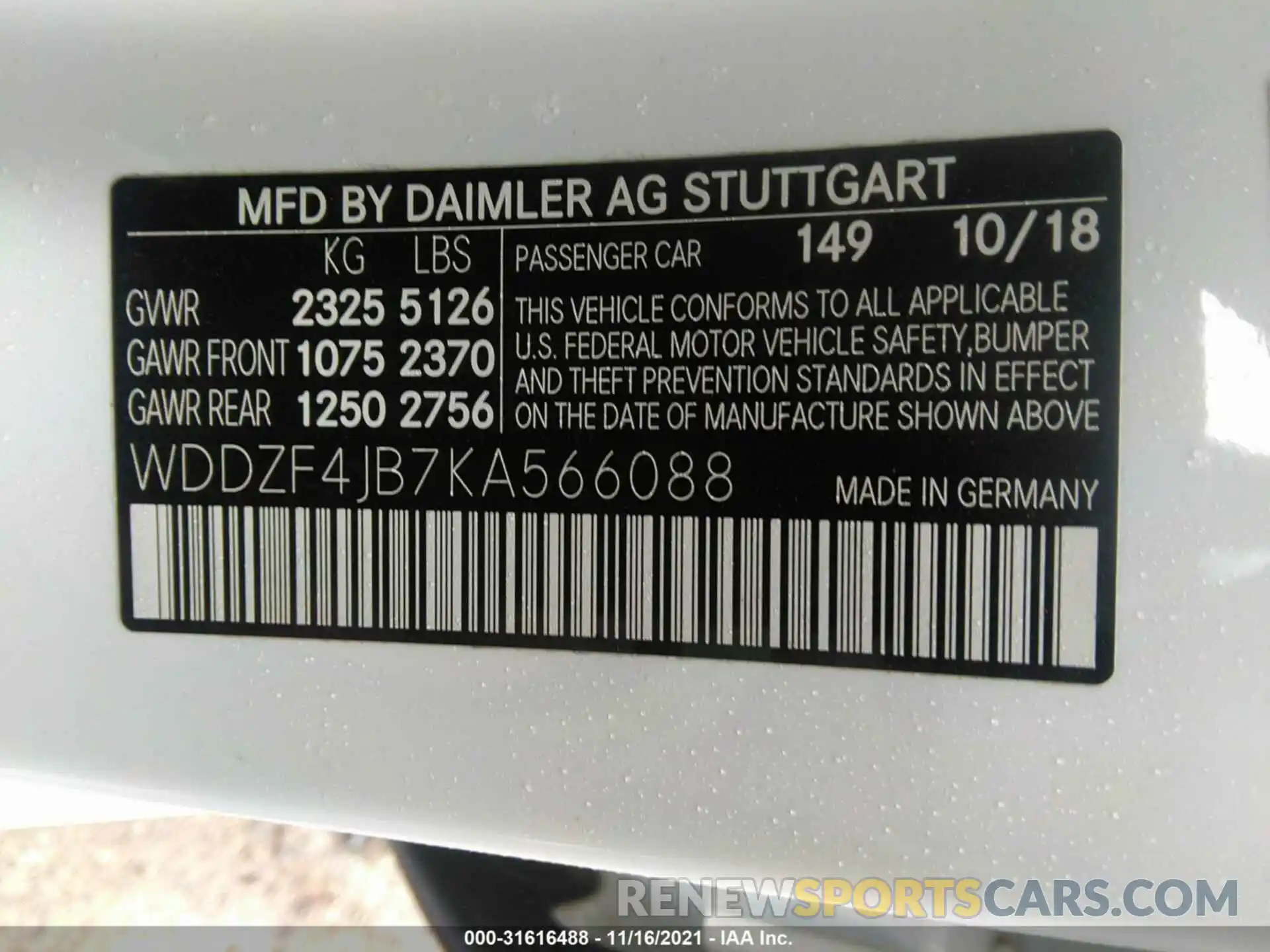 9 Photograph of a damaged car WDDZF4JB7KA566088 MERCEDES-BENZ E-CLASS 2019