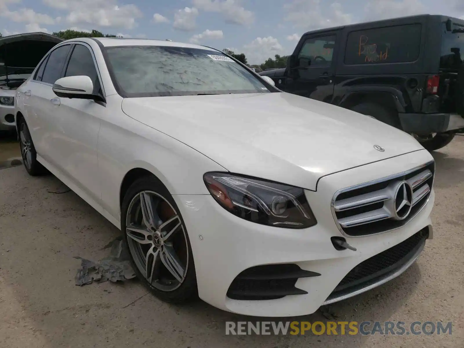 1 Photograph of a damaged car WDDZF4JB8KA525422 MERCEDES-BENZ E-CLASS 2019