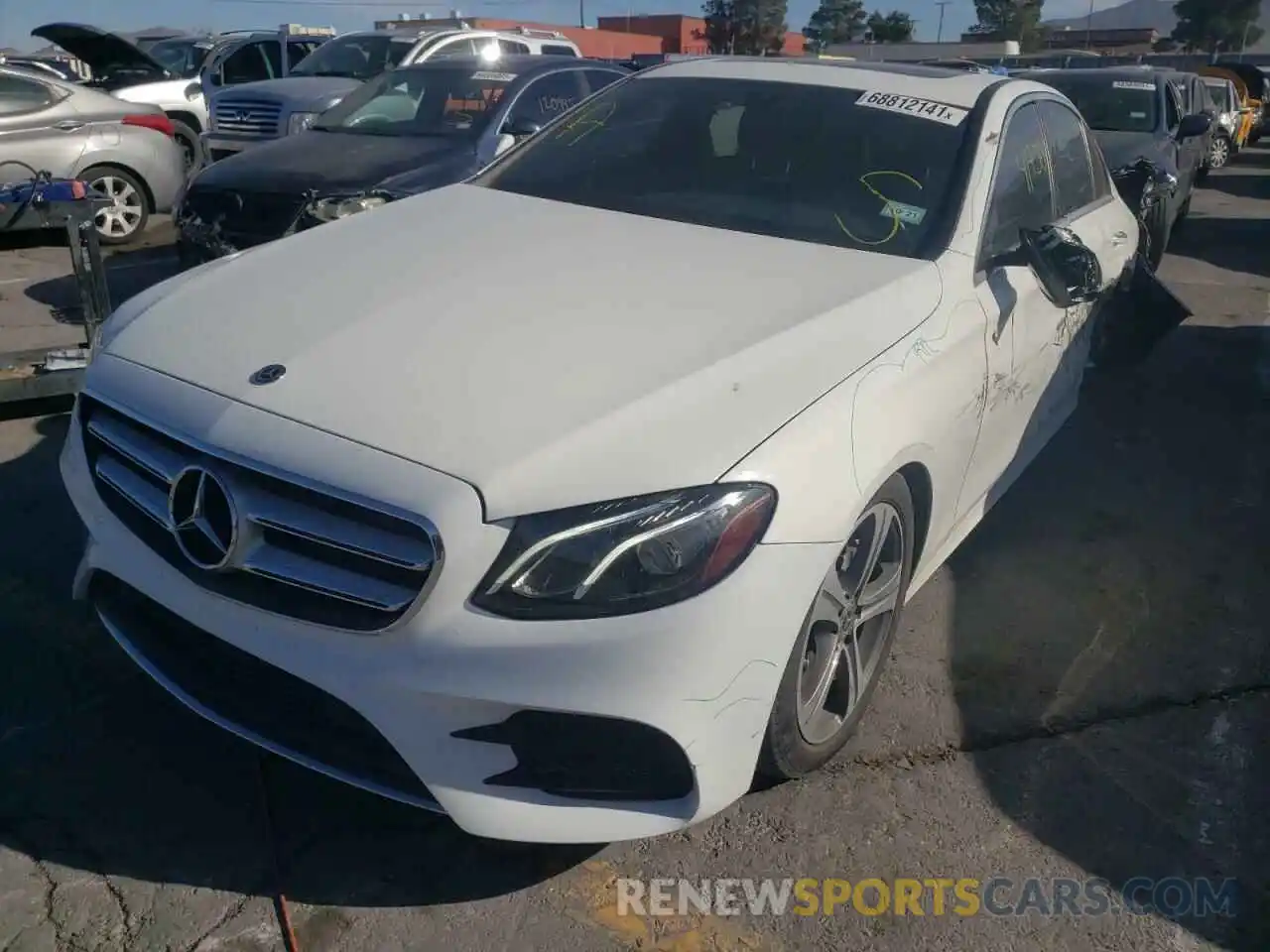 2 Photograph of a damaged car WDDZF4JB8KA526621 MERCEDES-BENZ E-CLASS 2019