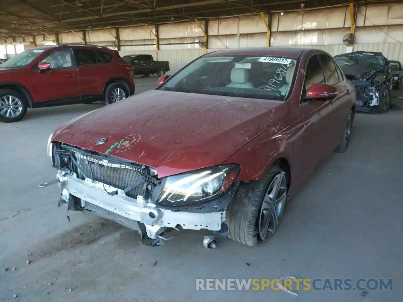 2 Photograph of a damaged car WDDZF4JB8KA549297 MERCEDES-BENZ E-CLASS 2019