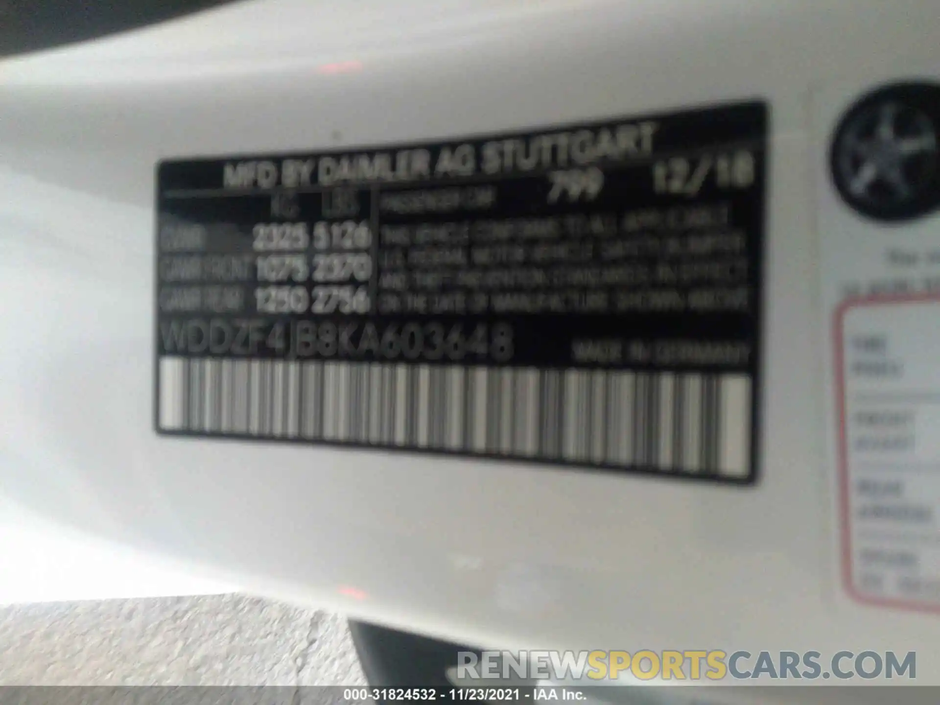 9 Photograph of a damaged car WDDZF4JB8KA603648 MERCEDES-BENZ E-CLASS 2019