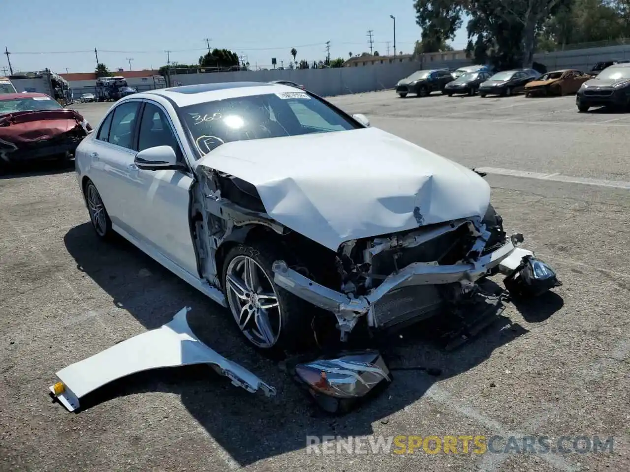 1 Photograph of a damaged car WDDZF4JB9KA529480 MERCEDES-BENZ E-CLASS 2019