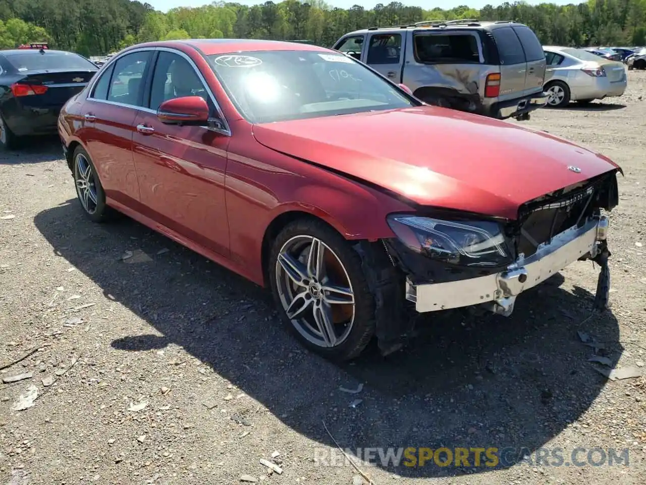 1 Photograph of a damaged car WDDZF4JB9KA567016 MERCEDES-BENZ E-CLASS 2019