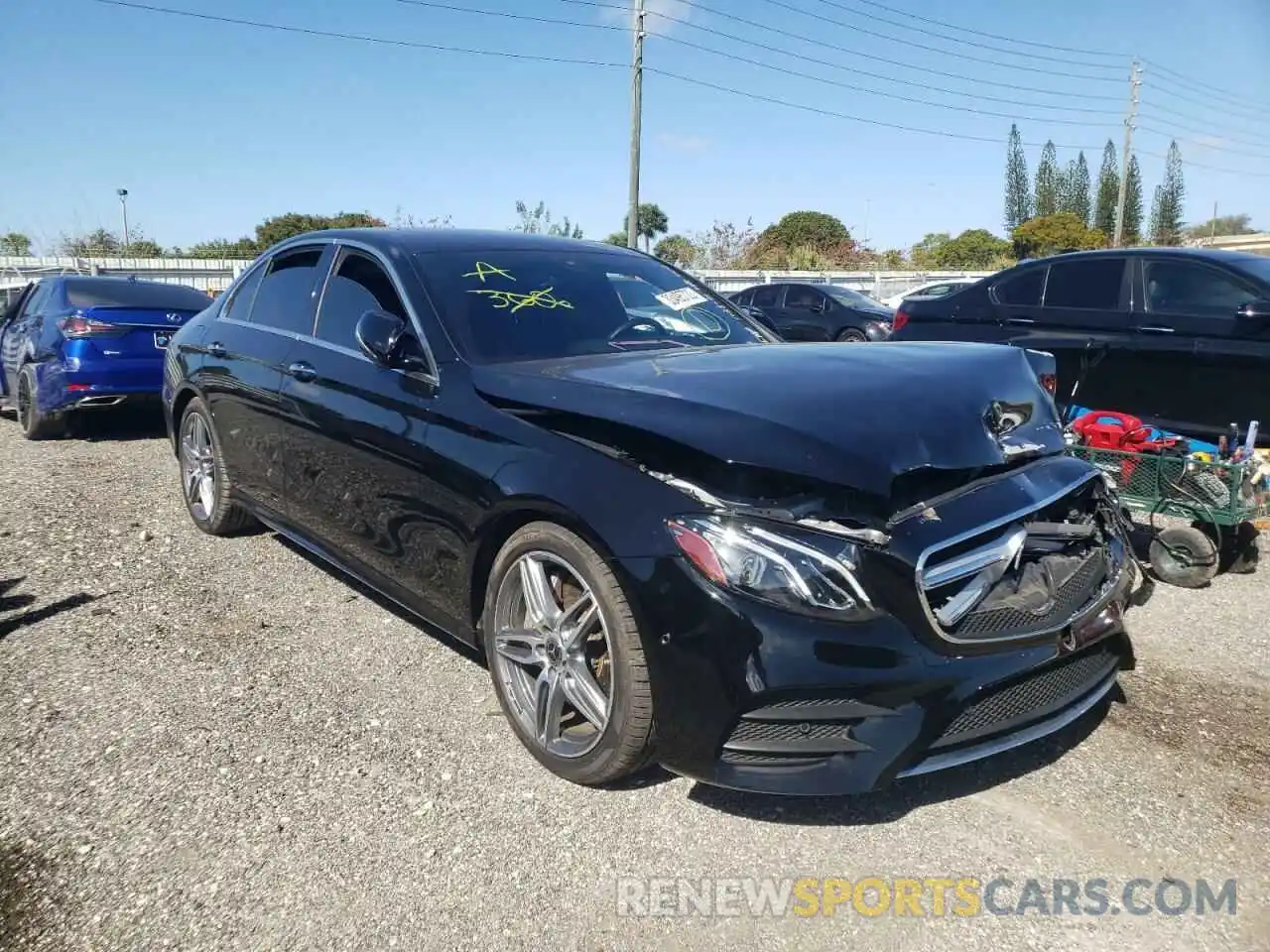 1 Photograph of a damaged car WDDZF4JB9KA567341 MERCEDES-BENZ E-CLASS 2019