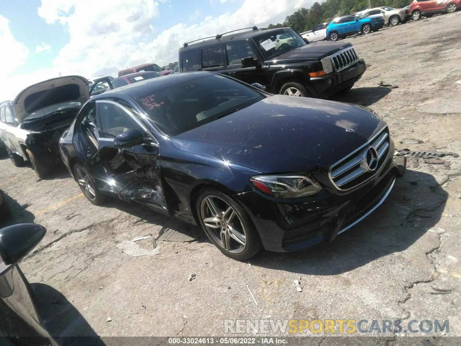 1 Photograph of a damaged car WDDZF4JB9KA585208 MERCEDES-BENZ E-CLASS 2019