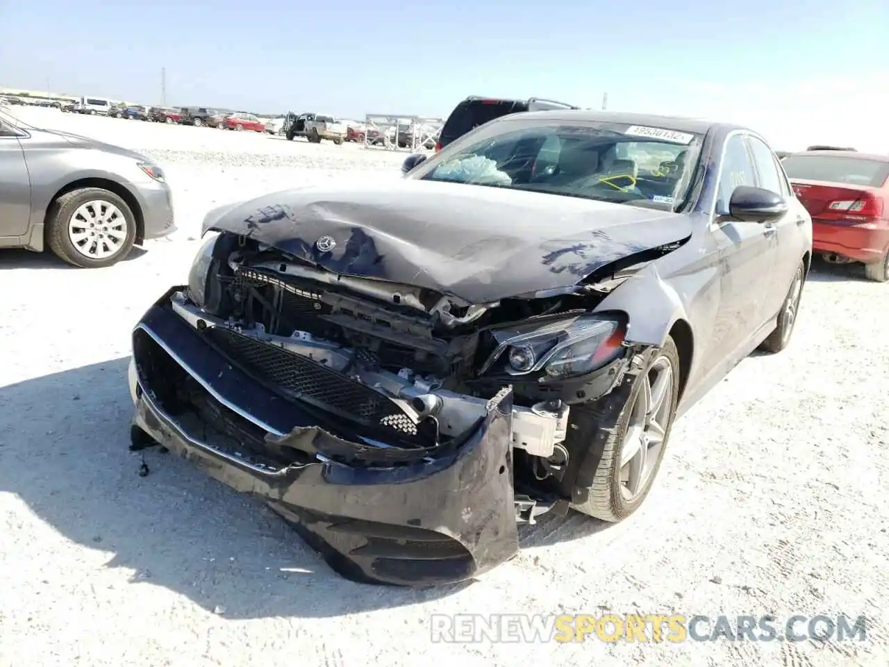 2 Photograph of a damaged car WDDZF4JB9KA592935 MERCEDES-BENZ E-CLASS 2019