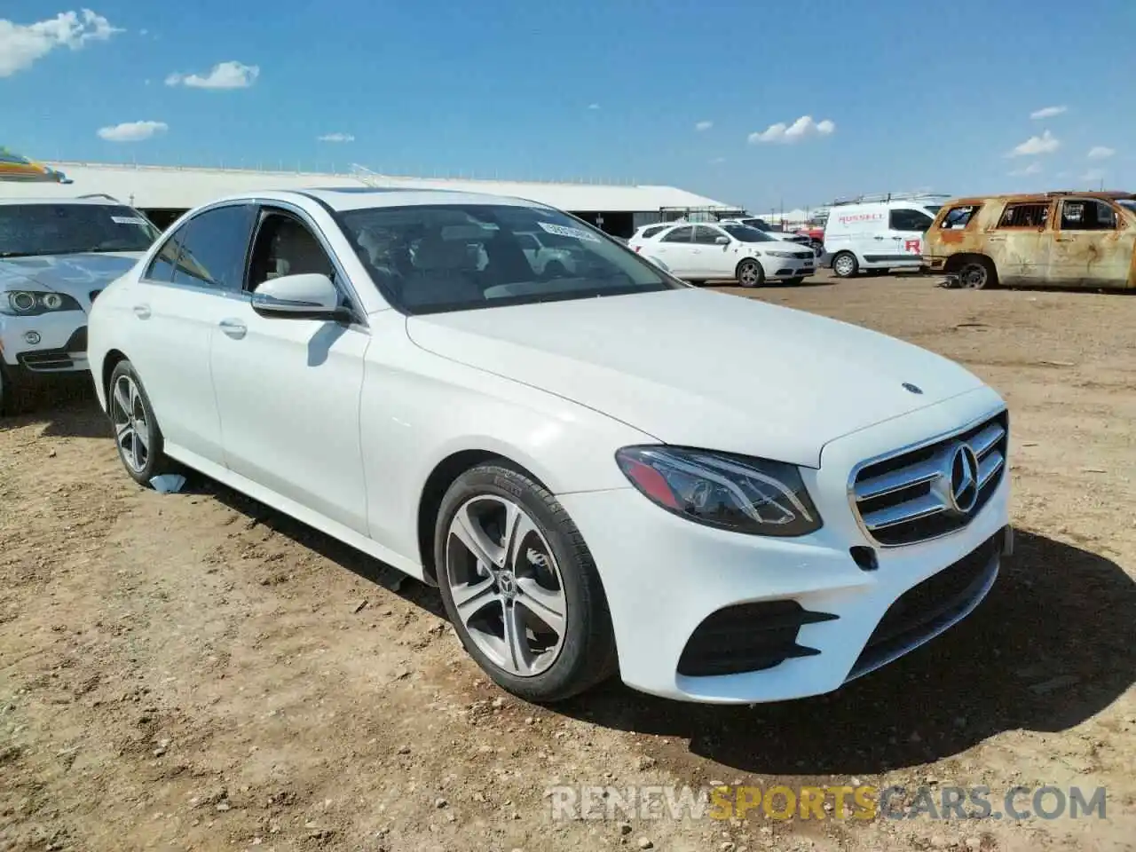 1 Photograph of a damaged car WDDZF4JB9KA638232 MERCEDES-BENZ E-CLASS 2019