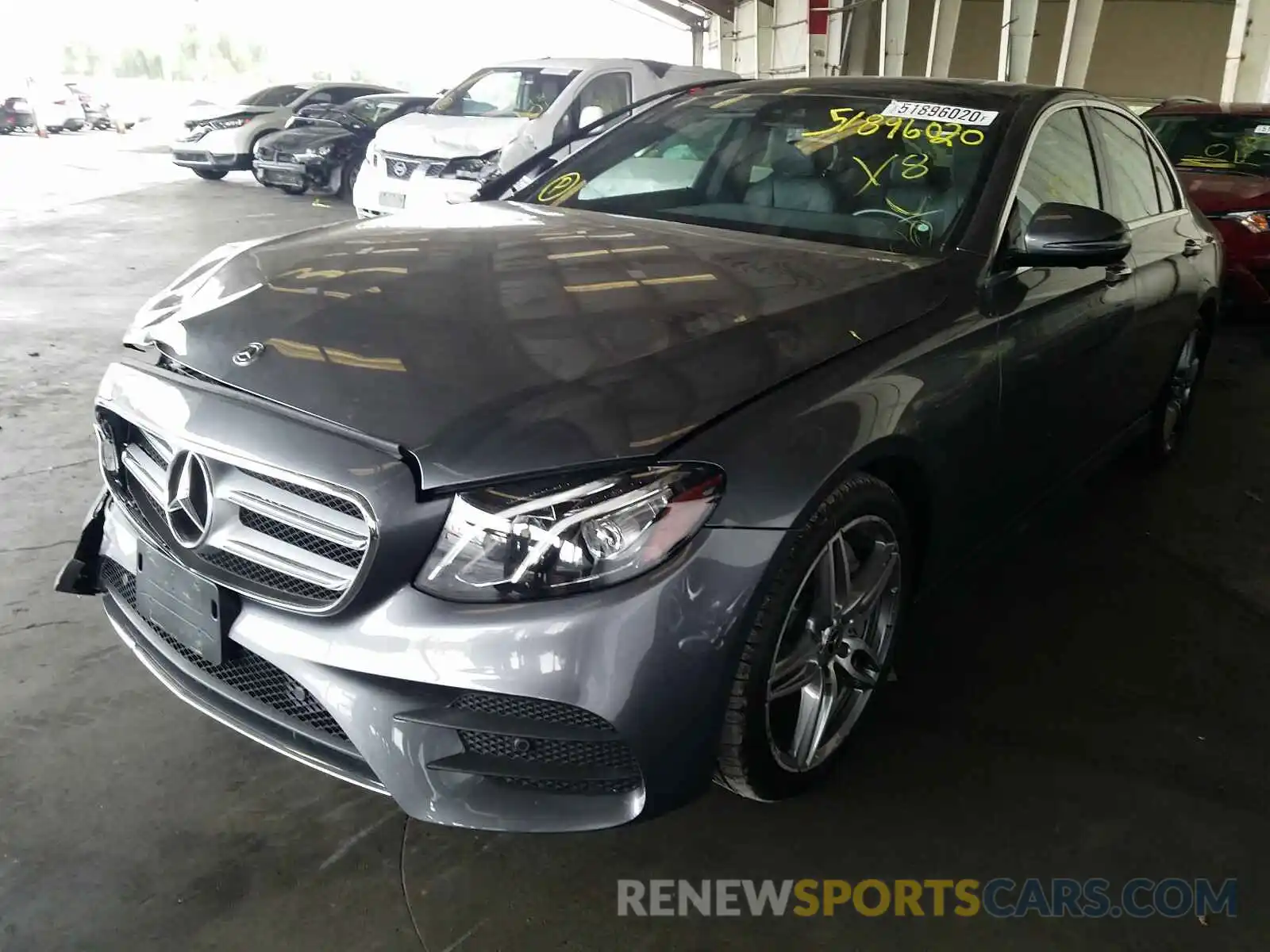 2 Photograph of a damaged car WDDZF4JBXKA608463 MERCEDES-BENZ E CLASS 2019