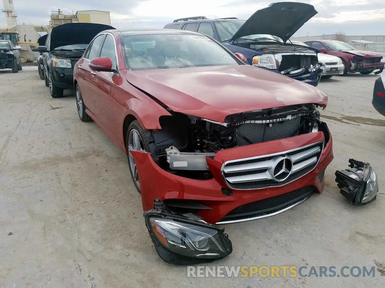 1 Photograph of a damaged car WDDZF4KB0KA625478 MERCEDES-BENZ E CLASS 2019