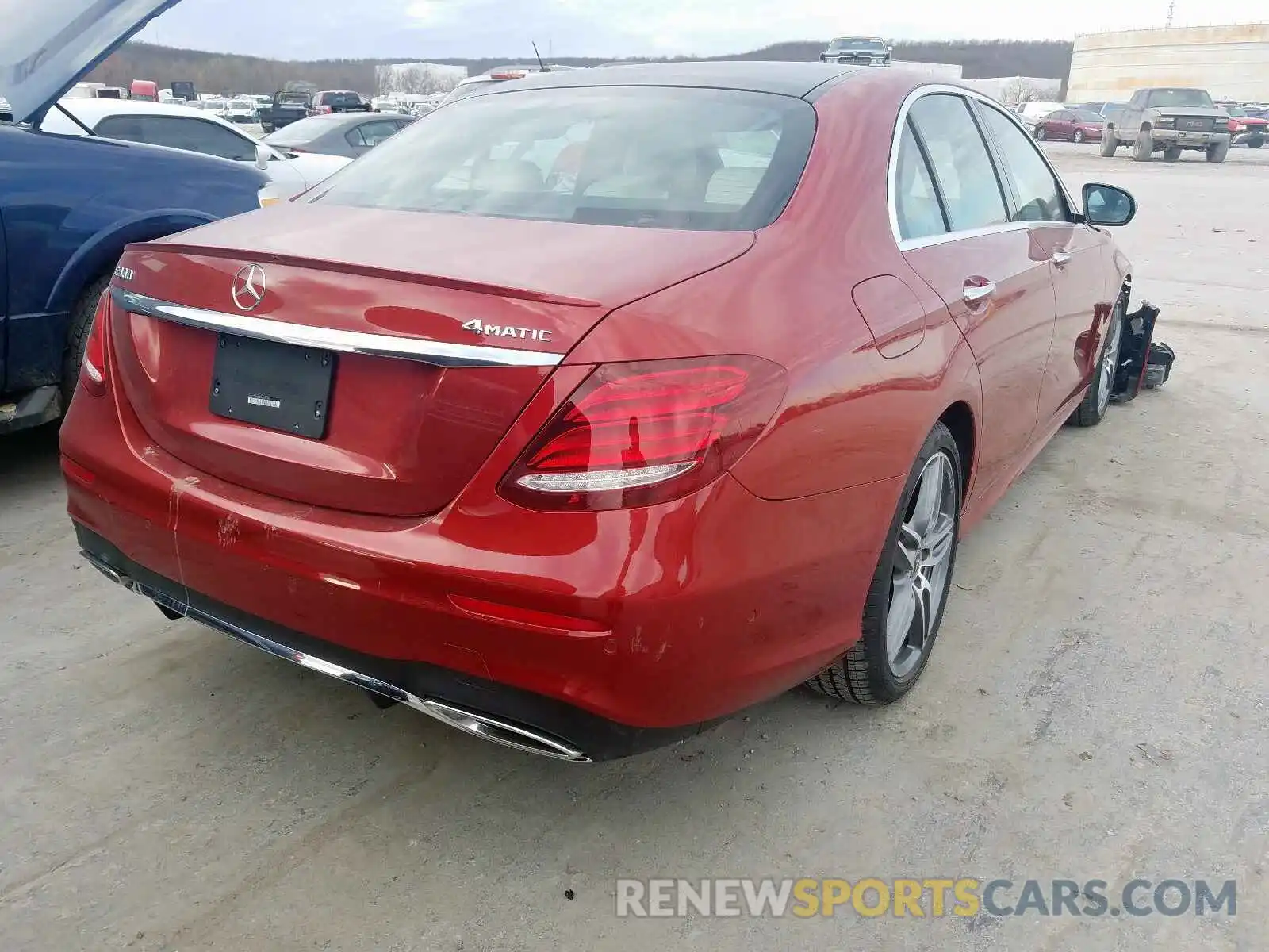 4 Photograph of a damaged car WDDZF4KB0KA625478 MERCEDES-BENZ E CLASS 2019