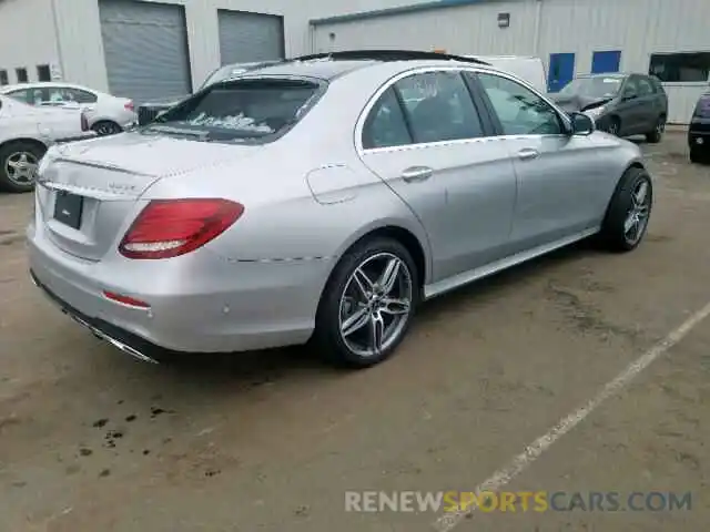 4 Photograph of a damaged car WDDZF4KB0KA634715 MERCEDES-BENZ E CLASS 2019