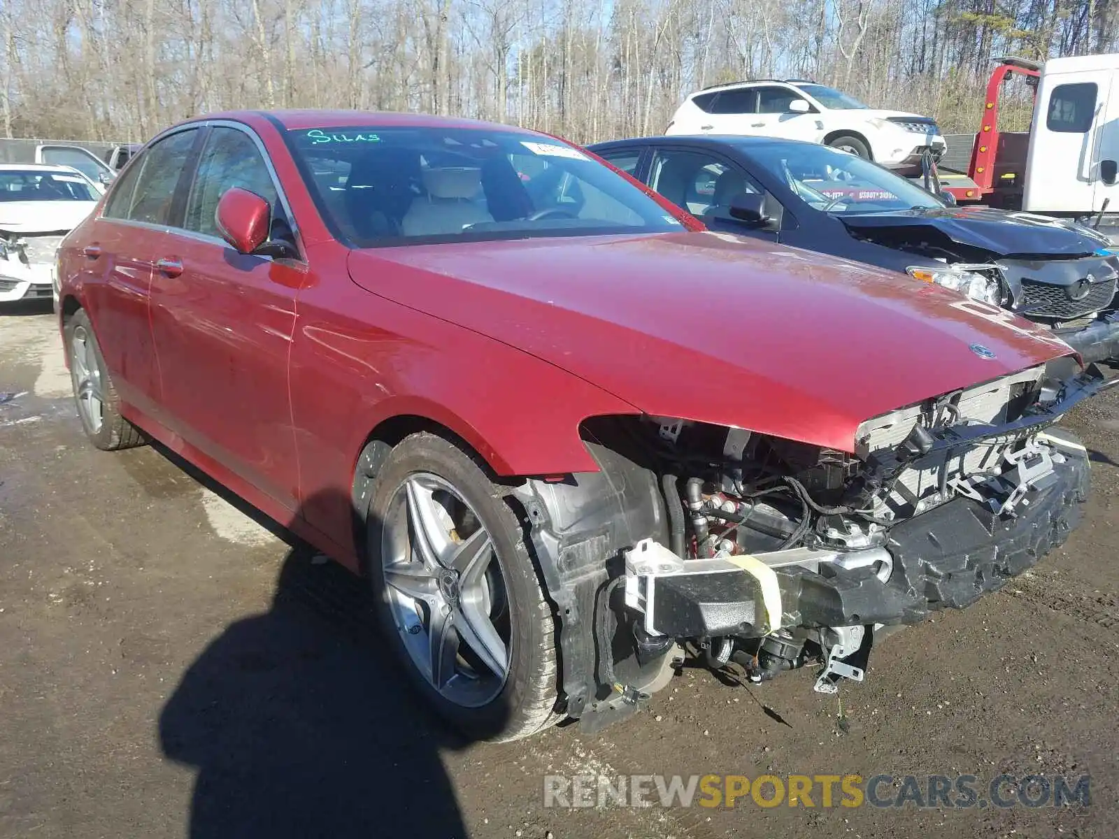 1 Photograph of a damaged car WDDZF4KB2KA554882 MERCEDES-BENZ E CLASS 2019