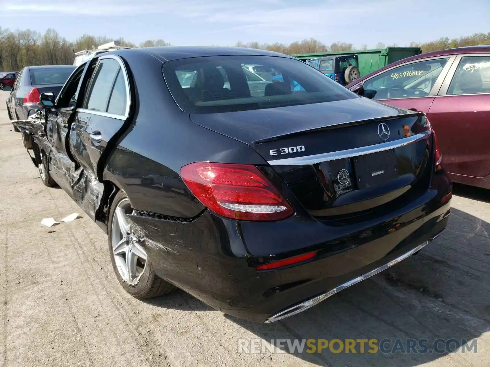 3 Photograph of a damaged car WDDZF4KB2KA636420 MERCEDES-BENZ E CLASS 2019