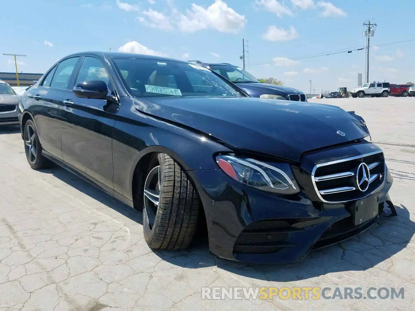 1 Photograph of a damaged car WDDZF4KB3KA534804 MERCEDES-BENZ E CLASS 2019