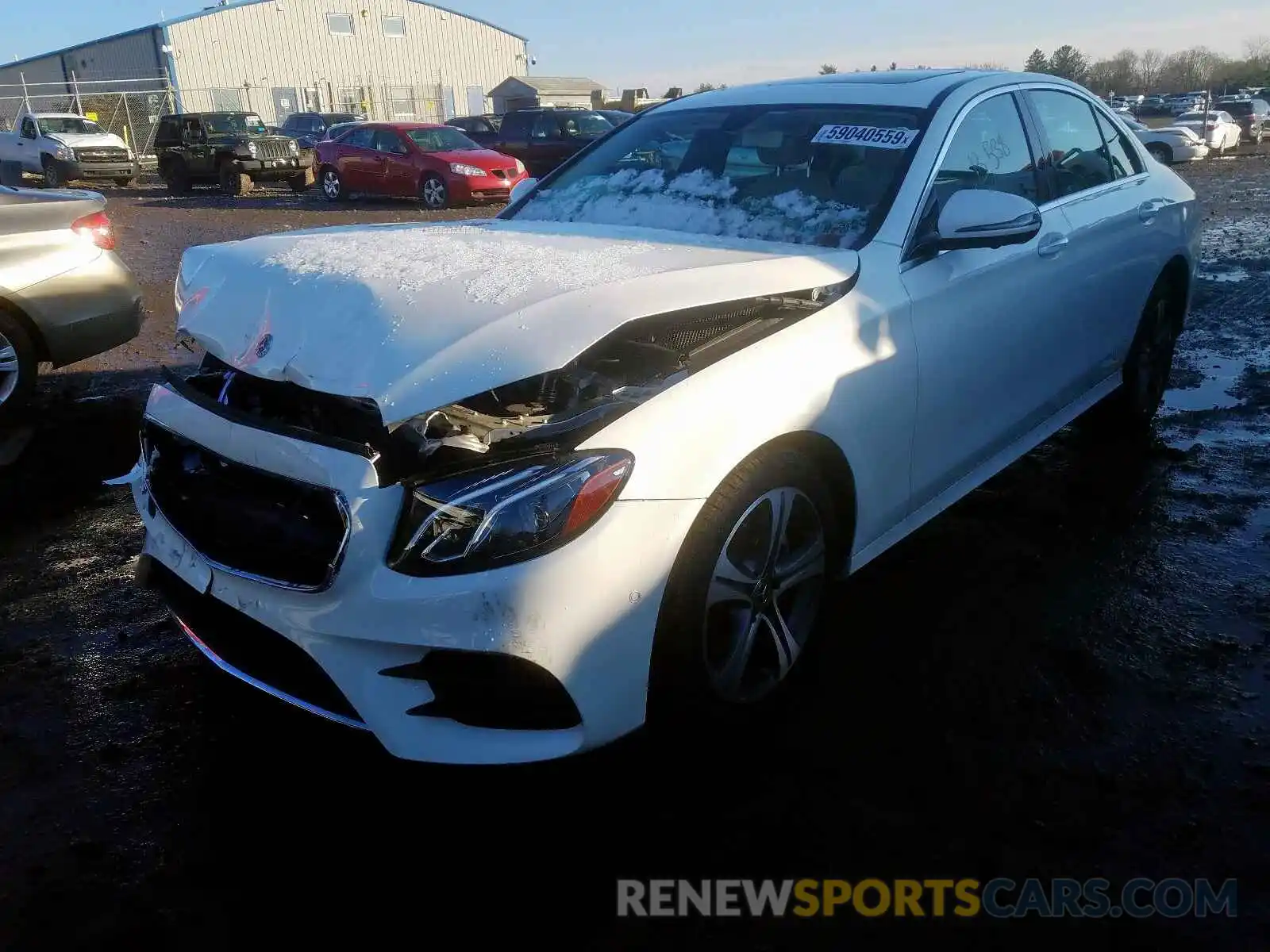 2 Photograph of a damaged car WDDZF4KB3KA538044 MERCEDES-BENZ E CLASS 2019