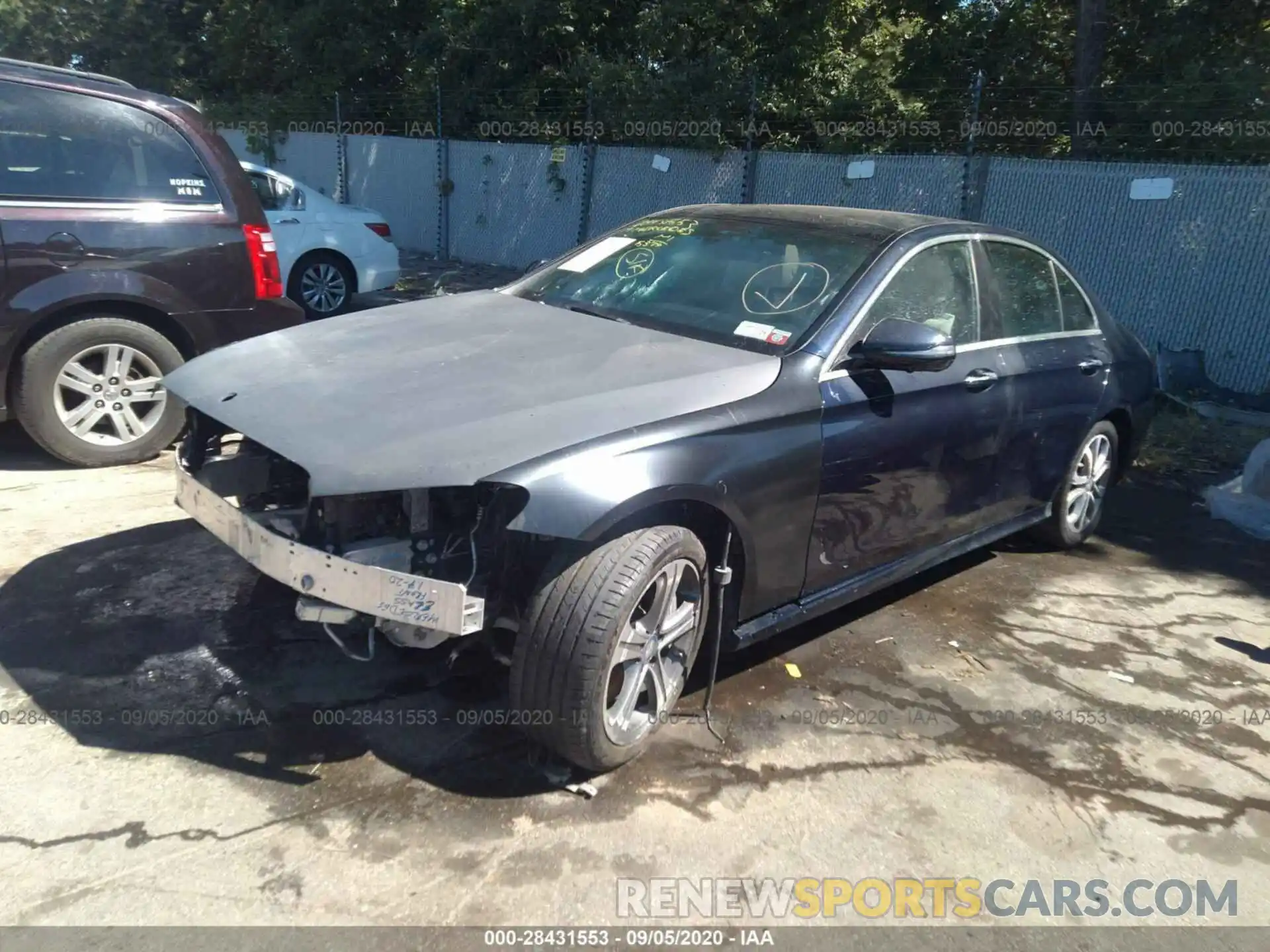 2 Photograph of a damaged car WDDZF4KB4KA521463 MERCEDES-BENZ E-CLASS 2019