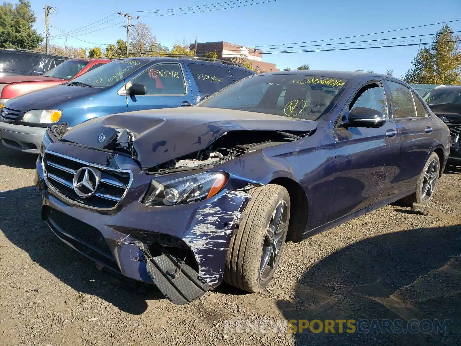 2 Photograph of a damaged car WDDZF4KB4KA555709 MERCEDES-BENZ E-CLASS 2019