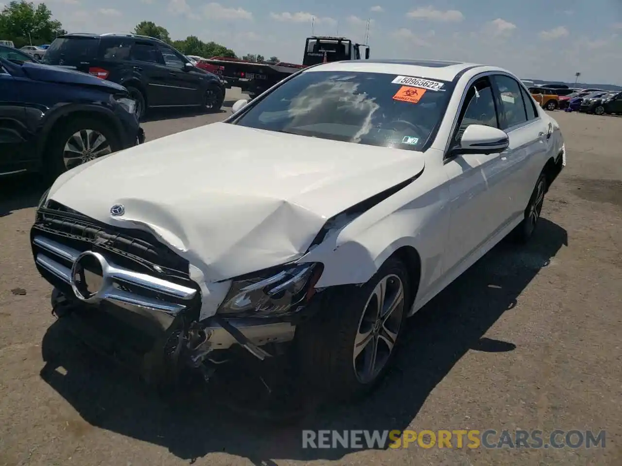 2 Photograph of a damaged car WDDZF4KB4KA626097 MERCEDES-BENZ E-CLASS 2019