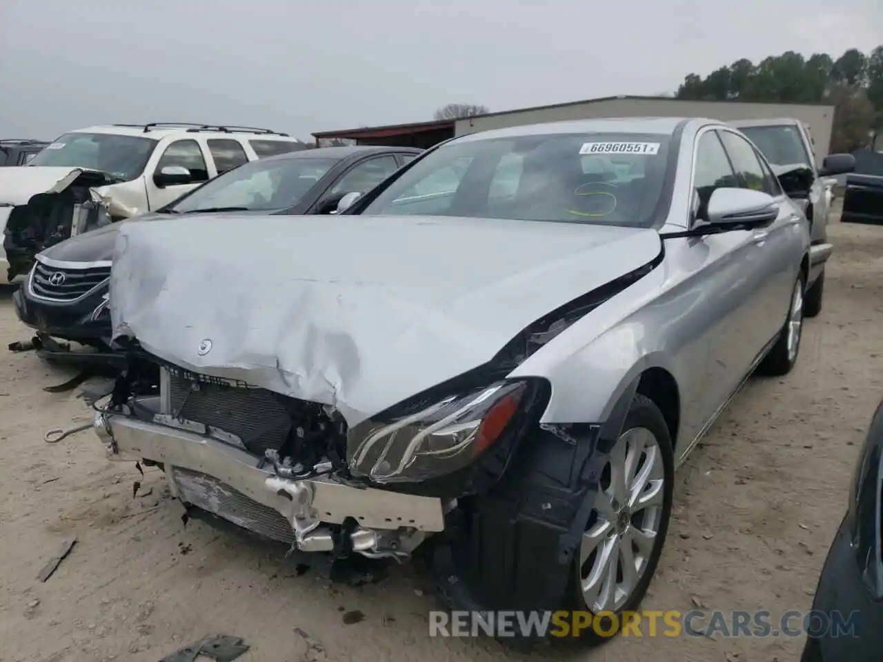 2 Photograph of a damaged car WDDZF4KB4KA628707 MERCEDES-BENZ E-CLASS 2019