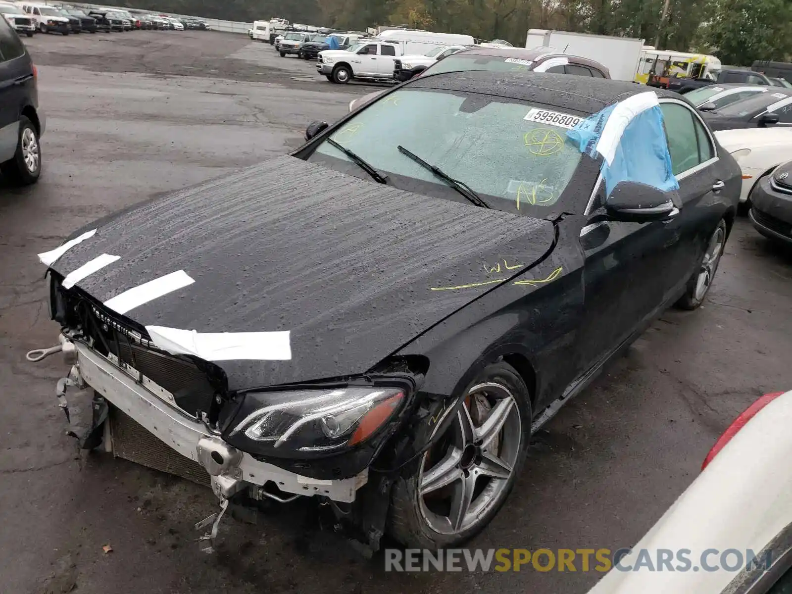 2 Photograph of a damaged car WDDZF4KB4KA673291 MERCEDES-BENZ E-CLASS 2019