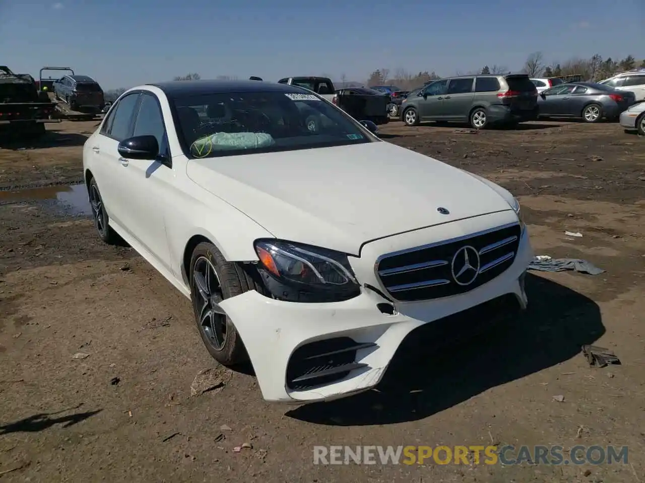 1 Photograph of a damaged car WDDZF4KB5KA596138 MERCEDES-BENZ E-CLASS 2019