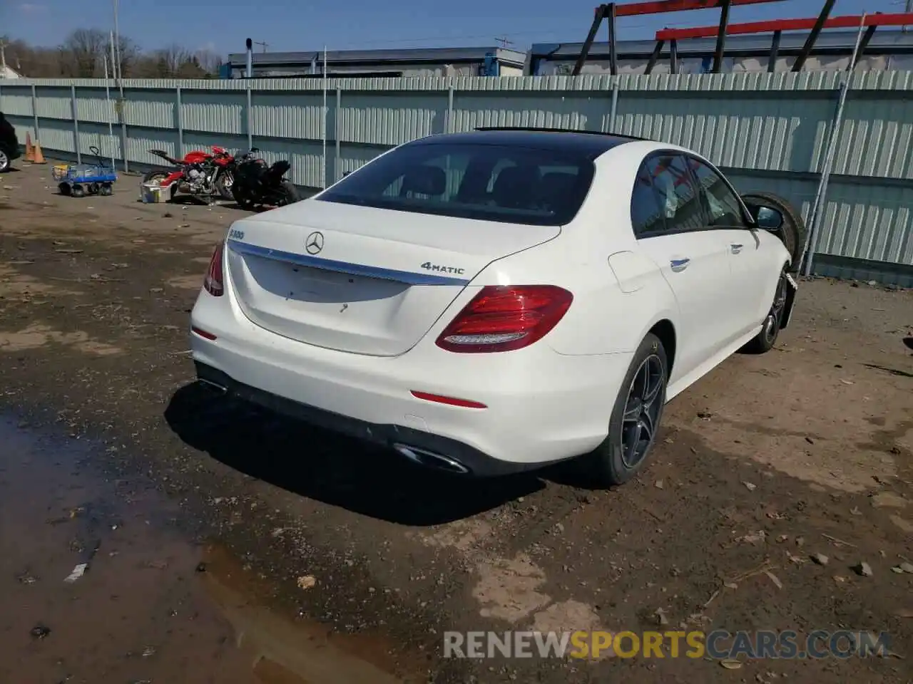 4 Photograph of a damaged car WDDZF4KB5KA596138 MERCEDES-BENZ E-CLASS 2019