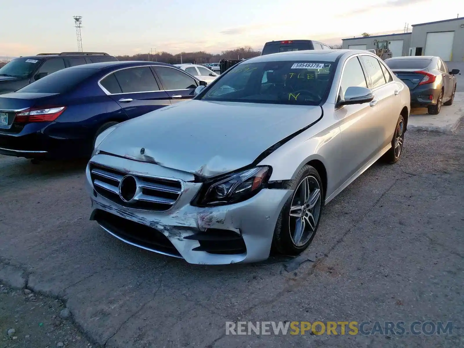 2 Photograph of a damaged car WDDZF4KB6KA489597 MERCEDES-BENZ E CLASS 2019