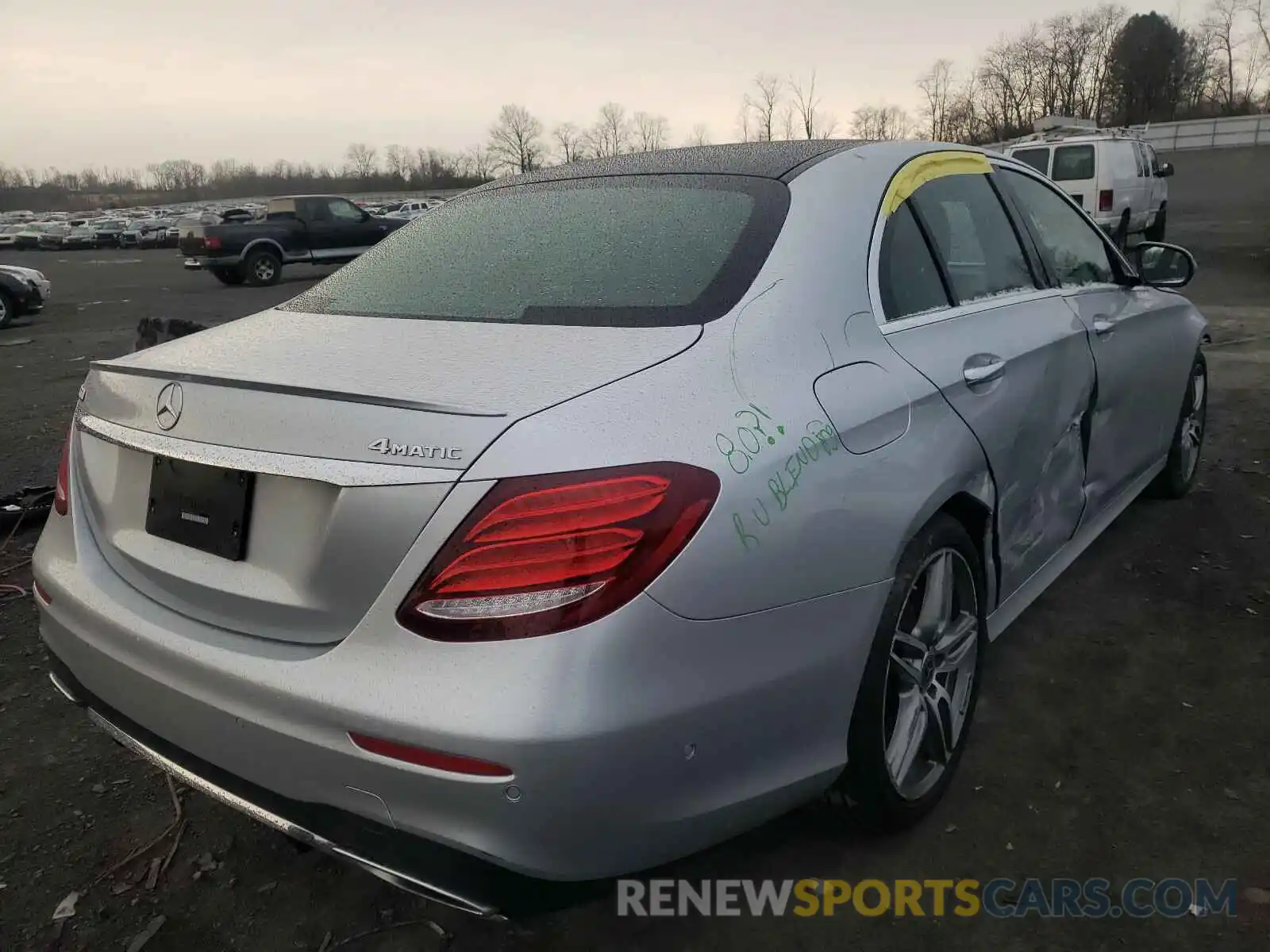 4 Photograph of a damaged car WDDZF4KB6KA584600 MERCEDES-BENZ E CLASS 2019