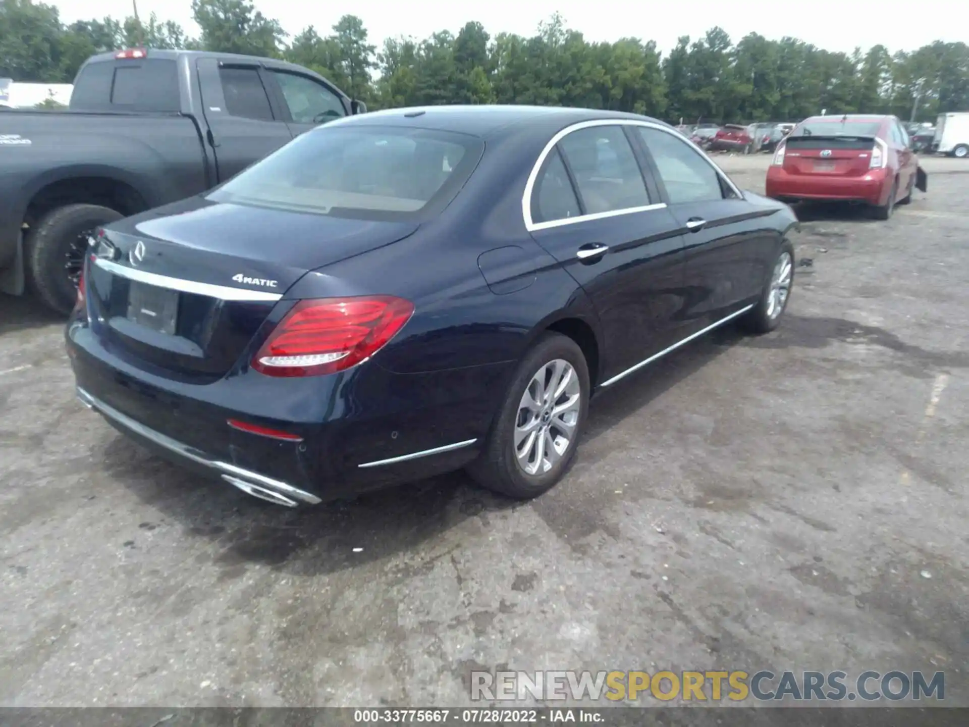 4 Photograph of a damaged car WDDZF4KB6KA612167 MERCEDES-BENZ E-CLASS 2019