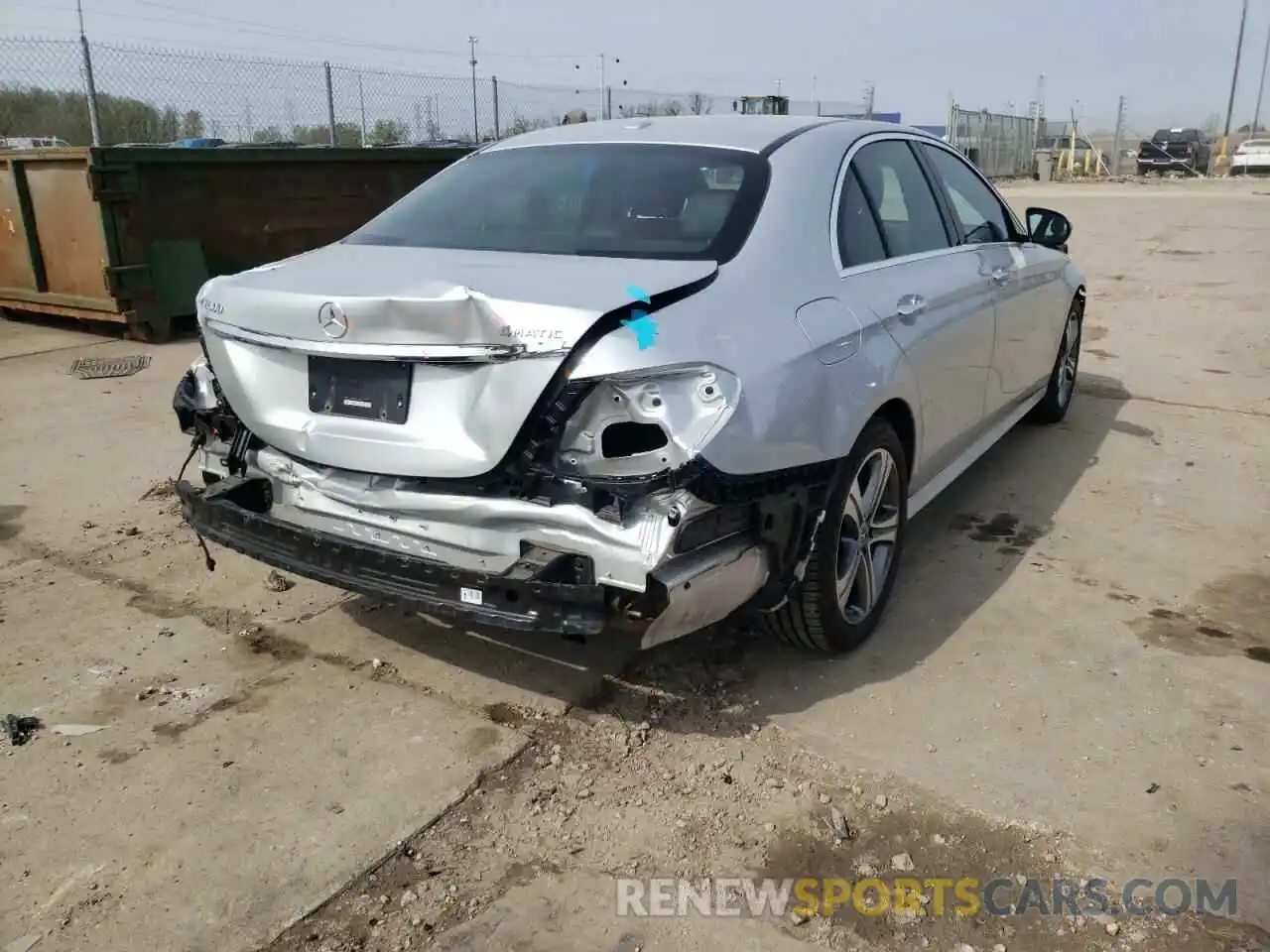 4 Photograph of a damaged car WDDZF4KB7KA549709 MERCEDES-BENZ E-CLASS 2019