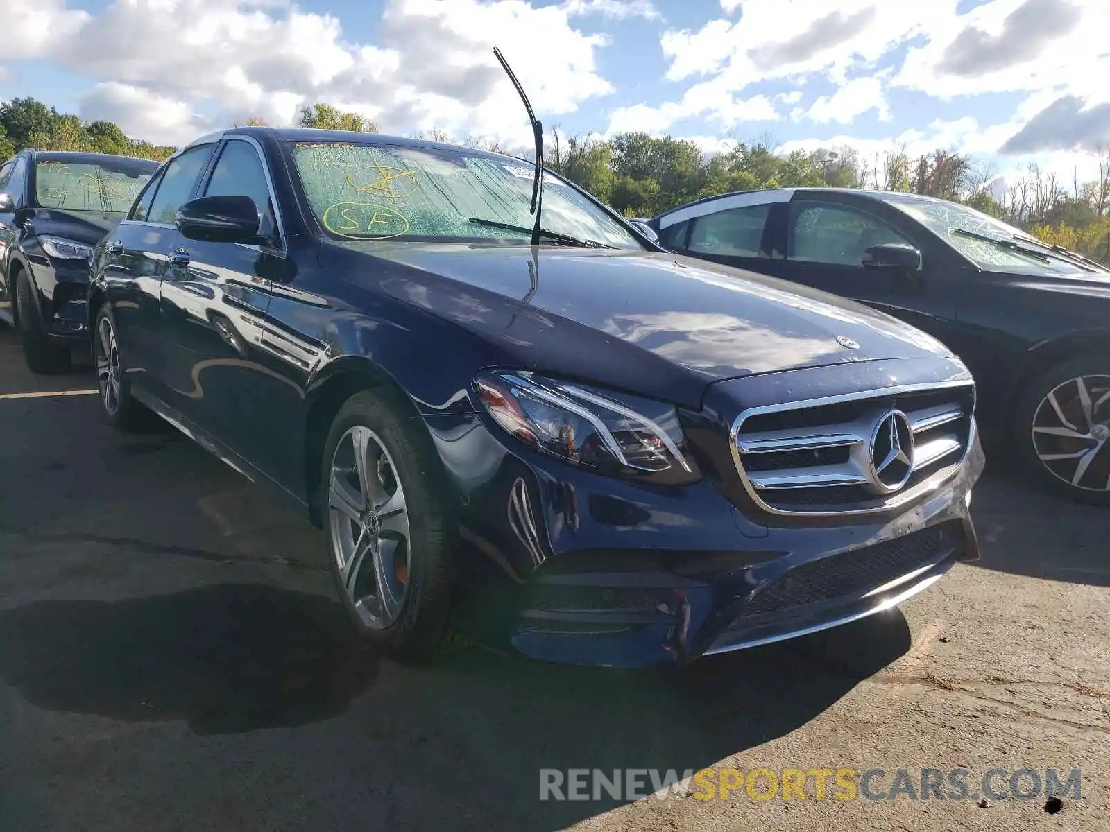 1 Photograph of a damaged car WDDZF4KB7KA642956 MERCEDES-BENZ E-CLASS 2019