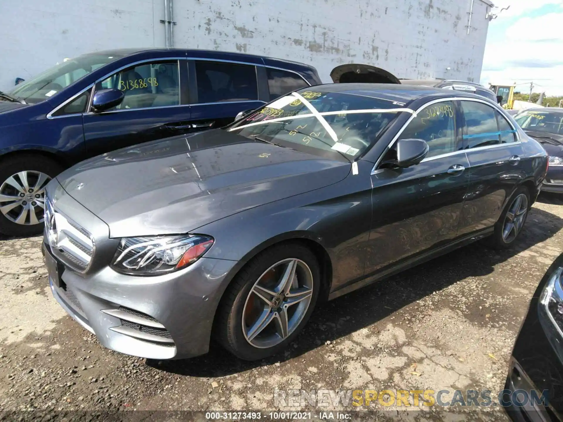 2 Photograph of a damaged car WDDZF4KB7KA660180 MERCEDES-BENZ E-CLASS 2019