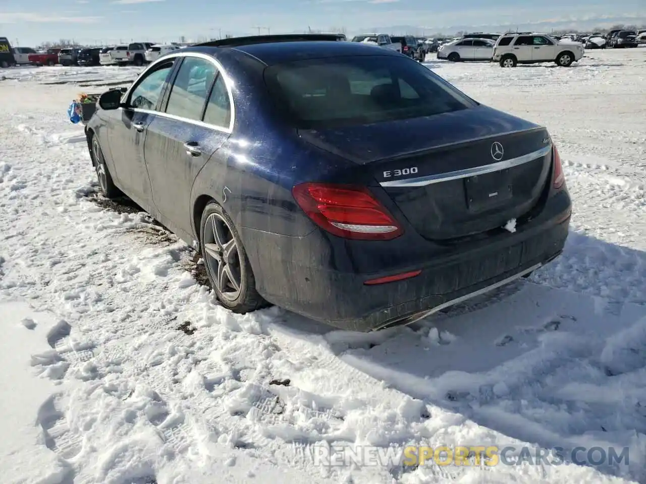 3 Photograph of a damaged car WDDZF4KB8KA551260 MERCEDES-BENZ E-CLASS 2019